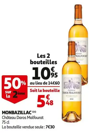 Auchan Château daros malfourat monbazillac offre