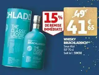 Auchan Bruichladdich whisky offre