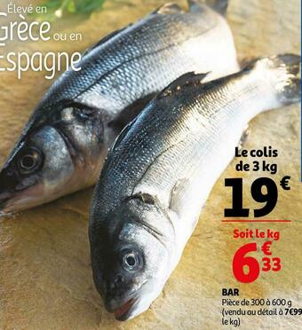 Auchan Bar offre