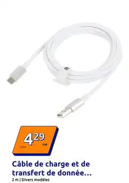 Action Câble de charge et de transfert de donnée offre