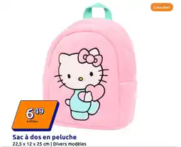 Action Sac à dos en peluche offre