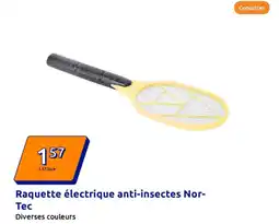 Action Raquette électrique anti insectes nortec offre