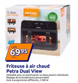 Friteuse à air chaud petra dual view