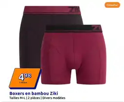 Action Boxers en bambou ziki offre