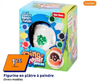 Action Figurine en plâtre à peindre offre