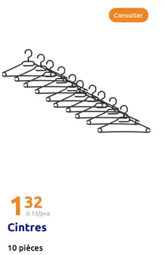 Action Cintres offre