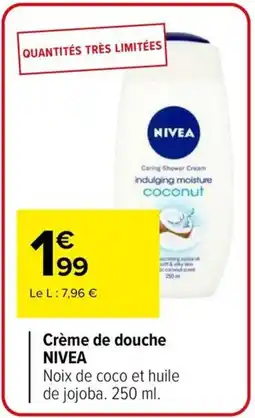 Carrefour NIVEA Crème de douche offre