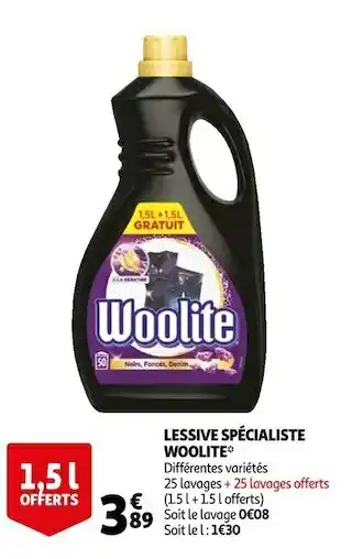 Woolite lessive spécialiste