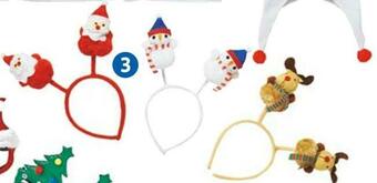 Auchan Serre tête père noël/bonhomme de neige/cerf offre