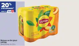 Carrefour LIPTON Boisson au thé glacé offre