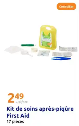Action Kit de soins après piqûre first aid offre