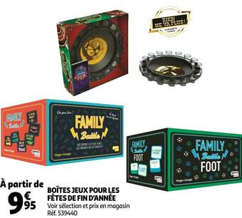 Auchan Boîtes jeux pour les fêtes de fin d'année offre