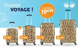 b&m Valise ABS léopard offre