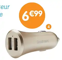 b&m Goodmans Chargeur de voiture offre