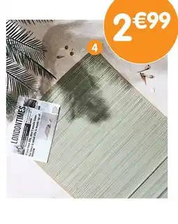 b&m Natte de plage avec présentoir offre