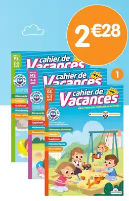 b&m Maxilivres Cahier de vacances offre