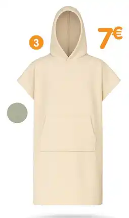 b&m Poncho de plage adulte offre