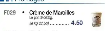 Croque Gel Crème de Maroilles offre