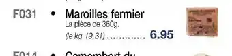 Croque Gel Maroilles fermier offre