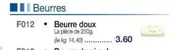 Croque Gel Beurre doux offre