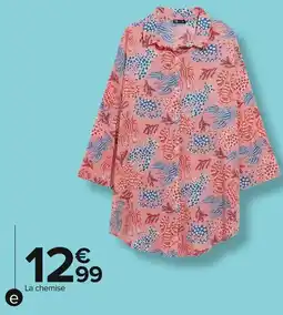 Carrefour Chemise voile femme offre