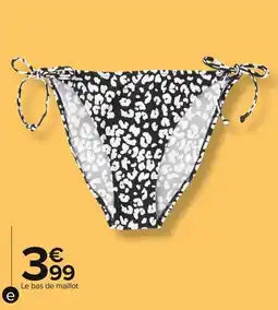 Carrefour Bas de maillot noué femme offre