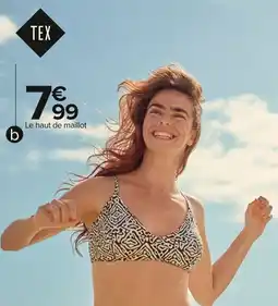 Carrefour Haut de maillot femme offre
