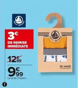 Carrefour Boxers garçon offre