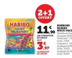 Hyper U BONBONS HARIBO MULTI PACK offre