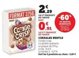 Hyper U CÉRÉALES “NESTLÉ” offre