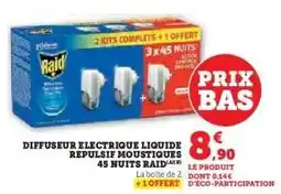Hyper U Diffuseur Electrique Liquide Repulsif Moustiques 45 Nuits Raid offre