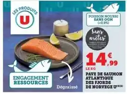Hyper U Pavé de Saumon Atlantique des Fjords de Norvège U offre