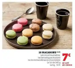 Hyper U 10 MACARONS offre