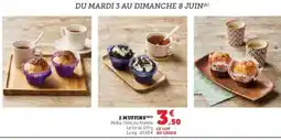Hyper U 2 Muffins Milka, Oreo ou Nutella offre