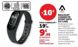 Hyper U BRACELET CONNECTÉ SPORT ABYX FIT LIME offre