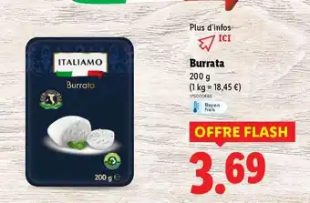 Lidl Burrata offre