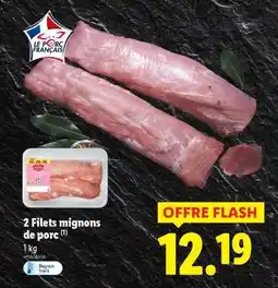 Lidl 2 filets mignons de porc offre