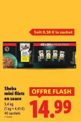 Lidl Sheba mini filets en sauce offre
