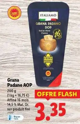 Lidl Grana Padano AOP offre