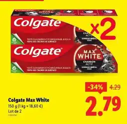 Lidl Colgate Max White offre