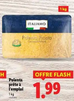 Lidl Polenta prête à l'emploi offre