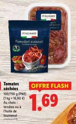 Lidl Tomates Séchées offre