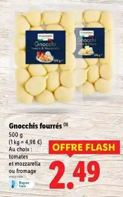 Lidl Gnocchis fourrés offre