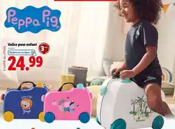 Lidl Valise pour enfant Peppa Pig offre