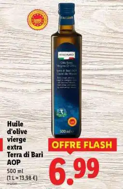 Lidl Huile d'olive vierge extra Terra di Bari AOP offre