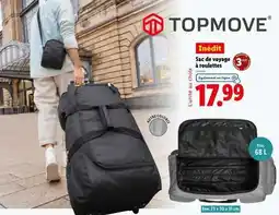 Lidl TOPMOVE Sac de voyage à roulettes offre