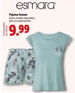 Lidl Pyjama femme offre