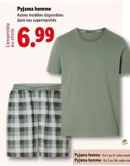 Lidl Pyjama Homme offre