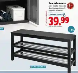Lidl Banc à chaussures offre