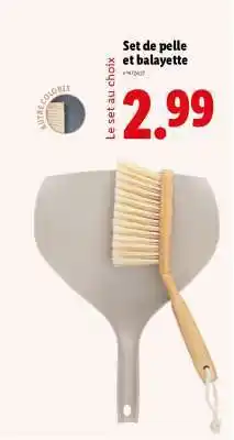 Lidl Set de pelle et balayette offre